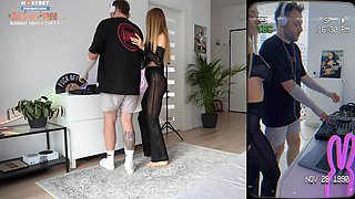 Bunny's Blonde Heat Ignites in Wild Rave Intimate Passion