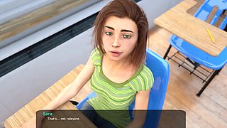 Horny milfs surround me in Milfy City with Caroline