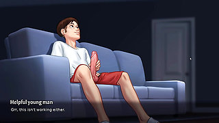 step sister and anon make hot seen in summertime saga part