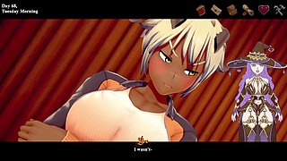 Muscular milf begs for my cock in this wild VTuber fantasy