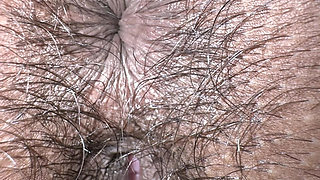 Asshole Beathing Extreme Closeup