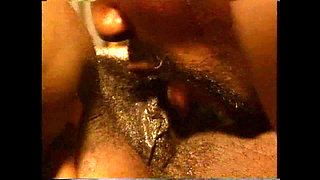 Chubby Black Takes Giant Black Cock