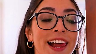 Threesome blowjob with cumshot