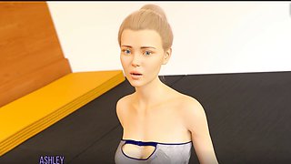 Misskitty2k explores camel toe at the University of Problems