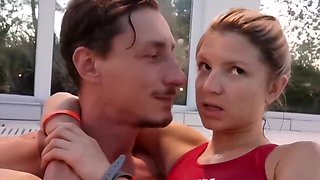 Risky Fuck in the Toilet