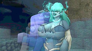 Minecraft hornycraft with Shadik featuring internal ejaculation and group fun