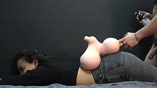 I Used My Stepsister Like a Toy Holder and She Ate the Cum From That Petite Pussy. -xattlalust-
