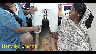 Step Mom Teaches Step Son How to Use Step Sister's Pussy