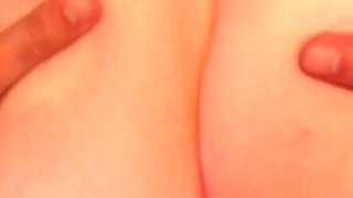 Blonde Babe in White Nylons Fucks with Her Feet Then Gets Fucked by German Bitch Hunter