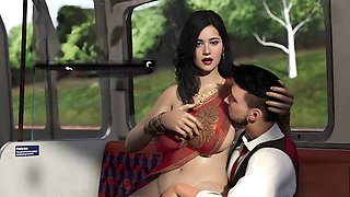 Indian housewife Archita Phukon gets raw action from a stranger on the train