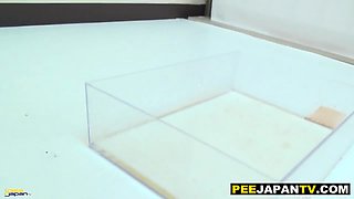 Watch japanese chicks pissing into a tub