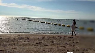 Beach Brunette Babe Gets Her Pussy Pounded in My Hotel Suite