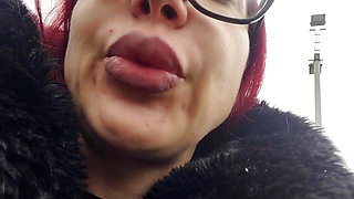 Huge Burps From the Sensual Lips of Lavinia Outdoor