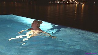 Late Night Skinny Dip with a View