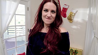 The couple has a redhead sex day with Jessica Ryan