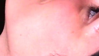 Close up Mouthful