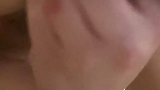 Tits Bondage and Orgasm From Anal with Toilet Brush