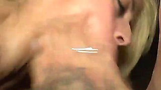 Blonde MILF Bareback Creampie Gangbang