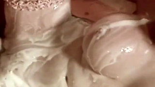 I come on your big tits in a sea of milk