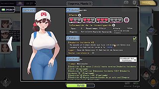 I pleasure her sweet spot in the office while she strokes me