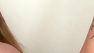 Sabrina J, redhead hairy pussy chick & Dante White, her stepbro in action