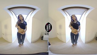 Bear Naked - Petite Teen Strips Off Jeans - Sexlikereal