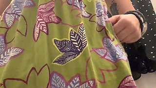 Getting Stark Bollock Naked in a Public Place to Try on New Clothes. Part 1 of 2.