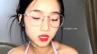 Amateur asian teen licks ass and sucks cock
