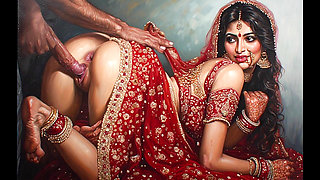 Husband fucked his wife on the first night of marriage Video HD