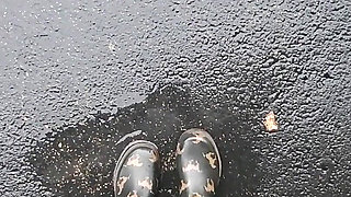 Rainy Day Play in Boots