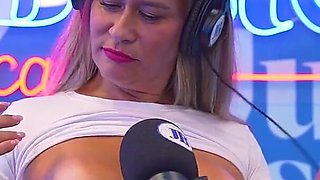 Kata Sanchez Hot MILF Can't Hold Back the Urge to Cum on the Vibrating Machine - Juan Bustos Podcast