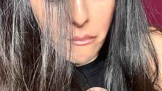 Naughty MILF Beggs for Sperm and Play with It