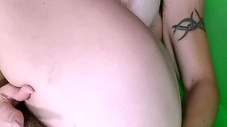 Chubby Brunette Big Boobs Dildo Masturbation