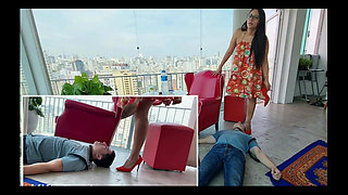 Goddess Kiffa Sadistic Boss Ep 2 - Male Defender Employee Got Foot Gagging From Sexy Boss