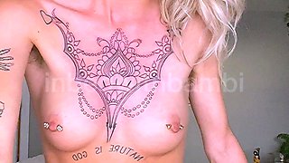 Blonde Teen Solo Masturbating On Webcam