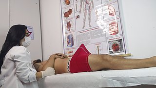 Nurse Has Her First Patient with an Erection!