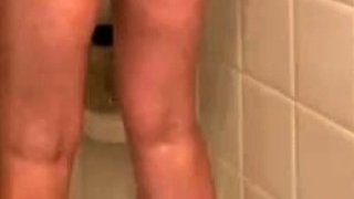 Close up teen foot worship