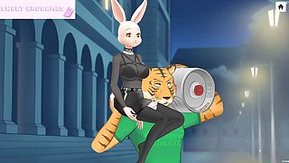 Fnaf porn game, furry sex, cartoon