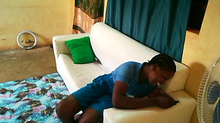 Student at her teacher's house gets a black cock