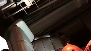 Blonde With Natural Big Boobs Loves Putting A Toy In Her