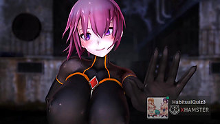 MMD R18 latex suit cosplay want to fuck and cum hard 3d hentai big tits big nipple ntr blowjob big ass cheating wife