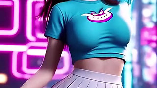 D.Va's Flirty Dance (Insomniac Records - Saturday Love)  Overwatch  3D Erotic Animation