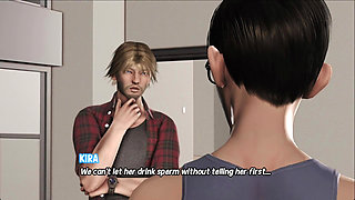 Max's Life Season 3 Cap 171 - Threesome and Double Blowjob in the Gym