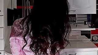 Petite Brunette College Girl Prom Queen Gets Her Panties off in the Bathroom to Flash Pussy and Naked Ass