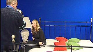 Teen first time blowjob in front of the camera