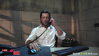 1 800 Phone Sex: Line 6 With Madison Ivy, Jean Val Jean - Brazzers
