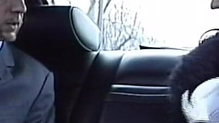 A Horny Whore Secretary Suck a Big Cock of His Boss Inside the Car
