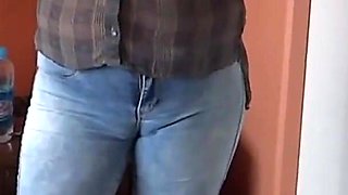 Standing up I Start Touching My Pussy Watching Them Jerk off in Front of Me