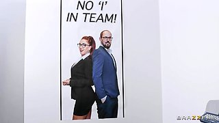 Beautiful MILF pornstar office sex xxx smutty scene