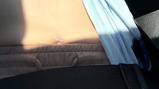 Nicolemyraaa plays with small tits in truck- public-hard